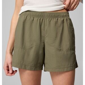 Columbia Women's Sandy River Shorts II Stone Green UPF 30 Medium NWT $45